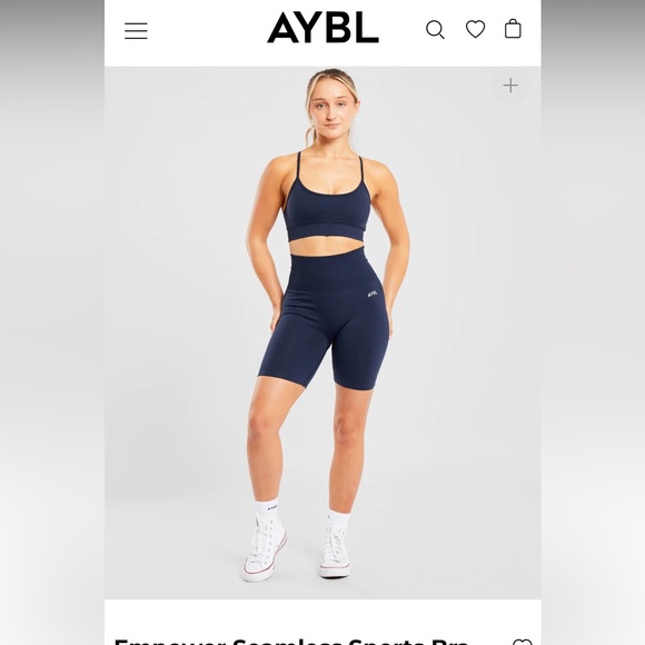 AYBL Empower Seamless Navy sports bra (brand new) - Picture 8 of 12